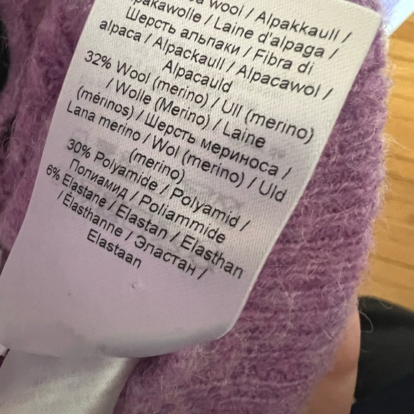 Ganni Lilac Button-Up Cardigan - Picture 8 of 8